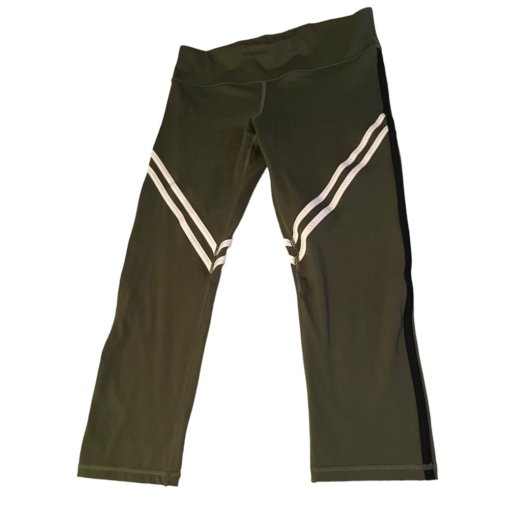 Gap Fit Green Olive Green Capri Leggings Tall